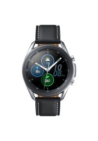 SmartWatch SAMSUNG Galaxy Watch3 45 mm Srebrny SM-R840NZSAEUE. Rodzaj zegarka: smartwatch. Kolor: srebrny. Materiał: skóra. Styl: klasyczny, militarny #1