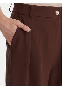Maryley Spodnie materiałowe 25IB579/43CO Brązowy Regular Fit. Kolor: brązowy. Materiał: syntetyk #4