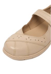 Go Soft Baleriny CEO-WI23-LENA-12 Beżowy. Kolor: beżowy. Materiał: skóra #6