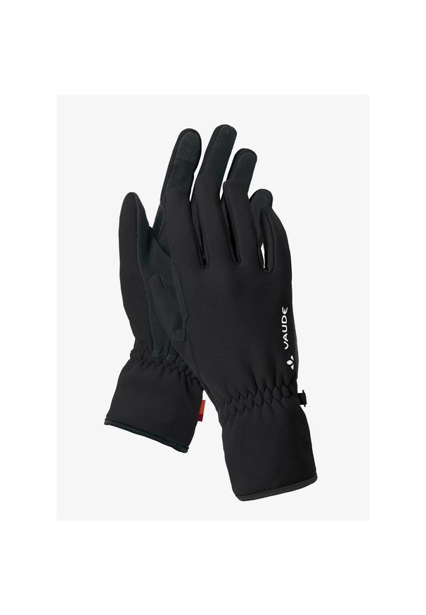 Rękawiczki polarowe Vaude Basodino Gloves III. Kolor: czarny. Materiał: polar. Sport: turystyka piesza