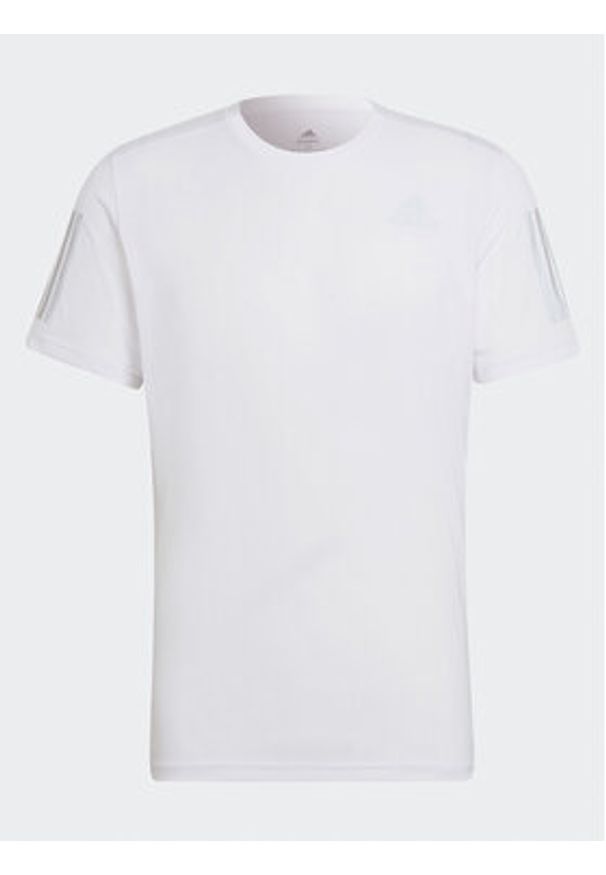 Adidas - adidas T-Shirt Own the Run T-Shirt HB7444 Biały Regular Fit. Kolor: biały. Materiał: syntetyk. Sport: bieganie