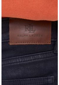 Lauren Ralph Lauren jeansy damskie medium waist. Kolor: niebieski #2