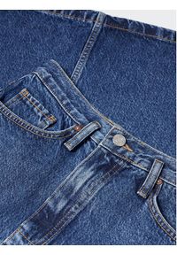 mango - Mango Spódnica jeansowa Soleil 57044410 Granatowy Regular Fit. Kolor: niebieski. Materiał: jeans, bawełna #5