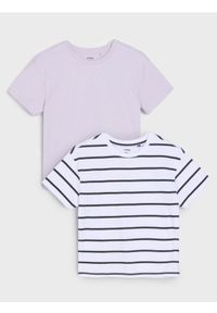 Sinsay - Koszulki z krótkim rękawem 2 pack - wielobarwny. Długość rękawa: krótki rękaw. Długość: krótkie #1