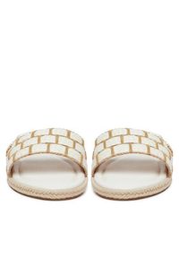 Roxy Espadryle E6018-5 Biały. Kolor: biały. Materiał: syntetyk, materiał