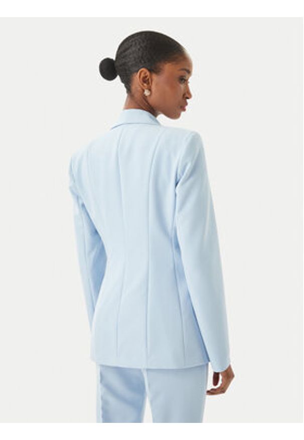 Maryley Marynarka 26EB139/43MA Niebieski jasny Regular Fit. Kolor: niebieski. Materiał: syntetyk