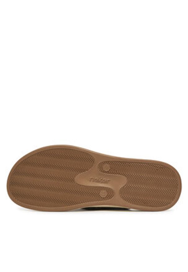 Rieker Klapki 29083-52 Khaki. Kolor: brązowy. Materiał: materiał, syntetyk