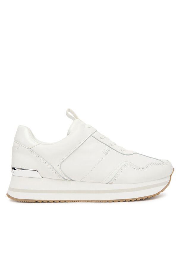 MICHAEL Michael Kors Sneakersy Raina Trainer 43T5RNFS2L Biały. Kolor: biały. Materiał: skóra