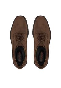 Hugo - HUGO Półbuty Lysander Derb 50563372 Brązowy. Kolor: brązowy. Materiał: skóra, zamsz #3