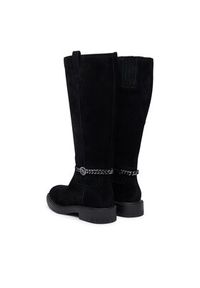 Guess Kozaki FLFYN2 LEA11 Czarny. Kolor: czarny. Materiał: skóra, zamsz #2