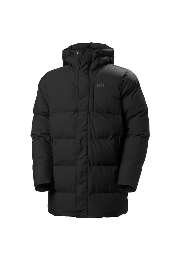 Kurtka puchowa Helly Hansen Alby Puffy. Typ kołnierza: kaptur. Kolor: czarny. Materiał: puch. Długość: długie. Styl: elegancki