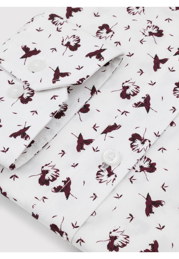 Pako Lorente - PAKO LORENTE – Koszula męska we wzór. Materiał: elastan, bawełna. Długość rękawa: długi rękaw. Długość: długie