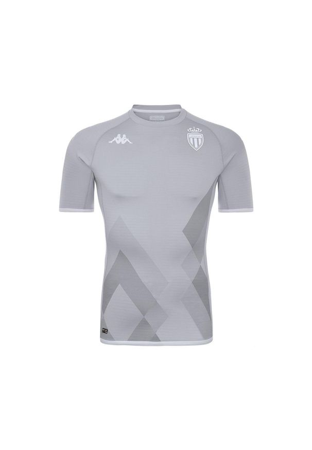 Kappa - Koszulka bramkarska AS Monaco Kombat Pro 2022/23. Kolor: szary, biały, niebieski, wielokolorowy. Sport: piłka nożna