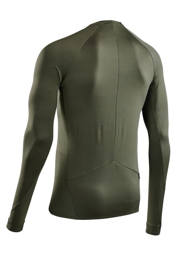 Koszulka sportowa z długim rękawem CEP Reflective męska. Kolor: zielony. Długość rękawa: długi rękaw. Długość: długie. Sport: turystyka piesza