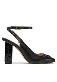 Liu Jo Sandały Jennifer 12 SA5019 PX460 Czarny. Kolor: czarny. Materiał: skóra