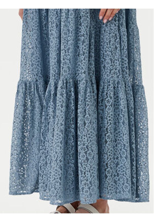 MICHAEL Michael Kors Sukienka letnia MS582IDH68 Błękitny Regular Fit. Kolor: niebieski. Materiał: syntetyk. Sezon: lato