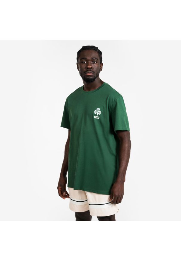 TARMAK - Koszulka do gry w koszykówkę unisex Tarmak NBA Celtics TS 900. Kolor: zielony. Materiał: bawełna, materiał, poliester. Sport: koszykówka