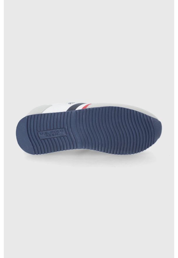 U.S. Polo Assn. buty kolor biały. Nosek buta: okrągły. Zapięcie: sznurówki. Kolor: biały. Obcas: na obcasie. Wysokość obcasa: niski