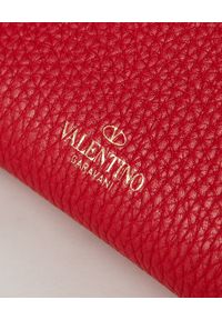 VALENTINO - Czerwony portfel Rockstud. Kolor: czerwony #5