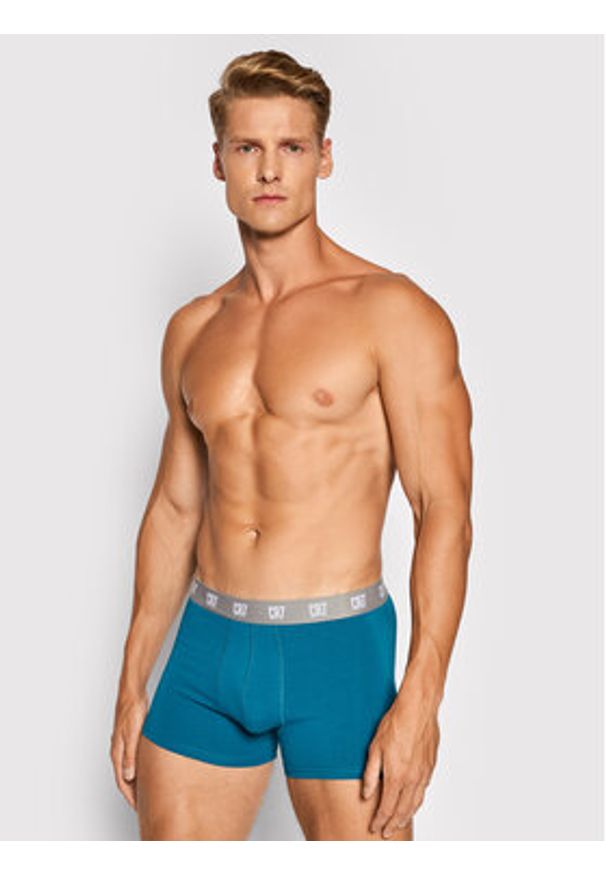 Cristiano Ronaldo CR7 Komplet bokserek Basic Trunk 3-Pack 8100-49-2717 Niebieski. Kolor: niebieski. Materiał: bawełna