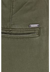 Pepe Jeans spodnie Crusade damskie kolor zielony joggery medium waist. Kolor: zielony #2