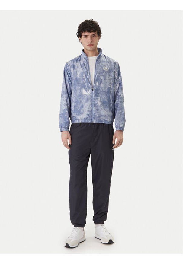 EA7 Emporio Armani Dres 7M001534 AF12948 F9071 Niebieski Regular Fit. Kolor: niebieski. Materiał: syntetyk