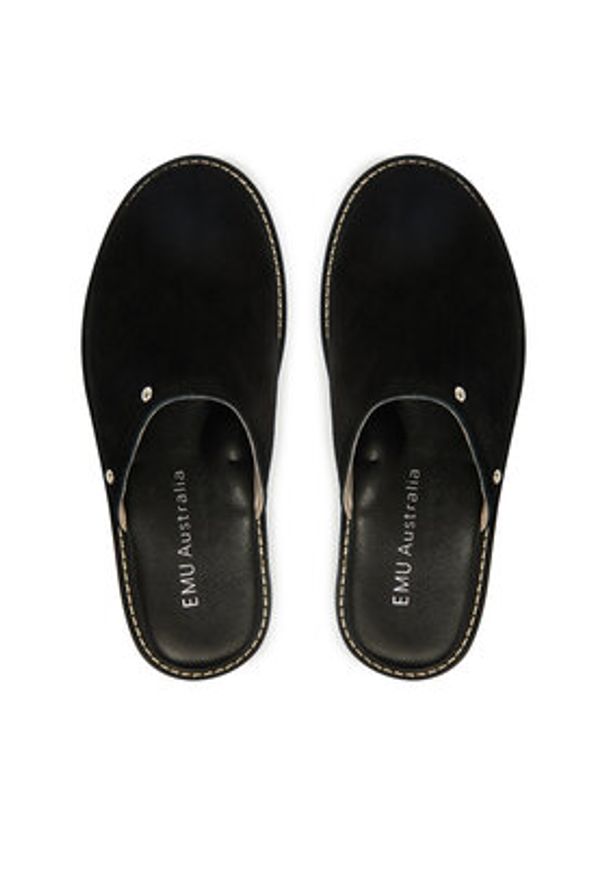 EMU Australia Klapki Maroo W13285 Czarny. Kolor: czarny. Materiał: zamsz, skóra