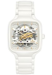 Zegarek Męski RADO True Square Automatic Skeleton R27 126 01 2. Materiał: materiał. Styl: casual, klasyczny #1