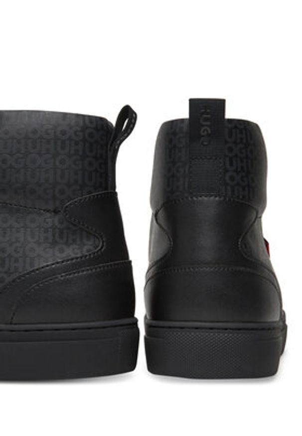 Hugo - HUGO Sneakersy Morrie 50553127 Czarny. Kolor: czarny. Materiał: skóra