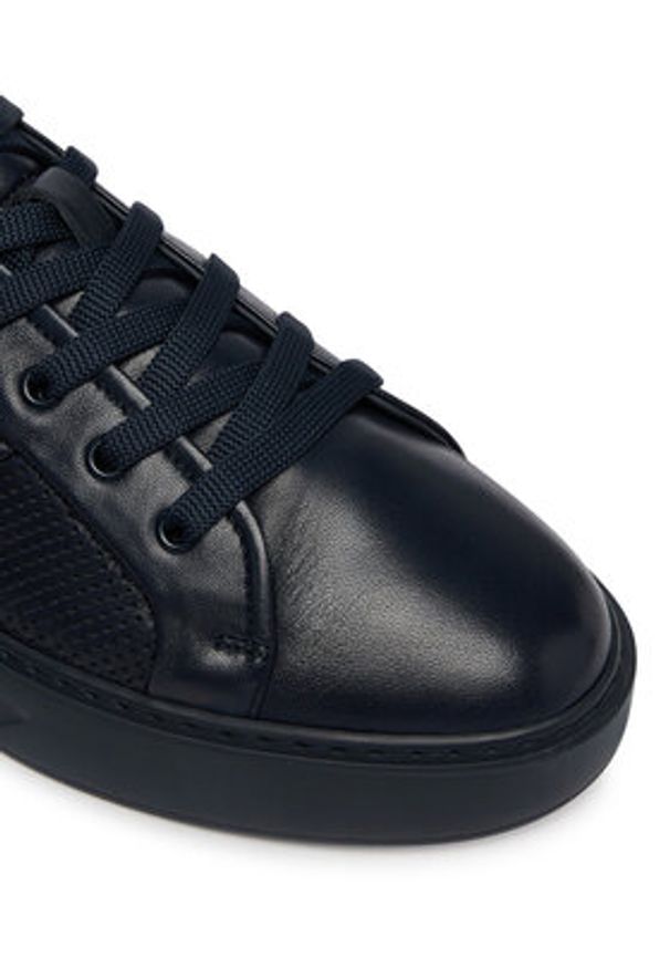 Fabi Sneakersy FU0459.A11ZIPNBA611 Granatowy. Kolor: niebieski. Materiał: skóra