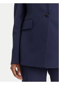 Hugo - HUGO Marynarka Asmalla-1 50533901 Granatowy Slim Fit. Kolor: niebieski. Materiał: syntetyk