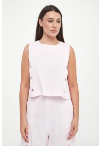 Marella - Top damski lniany Unione MARELLA MONOCHROME. Materiał: len #2