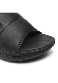 skechers - Skechers Klapki Go Walk Arch Fit Sandal 229023/BBK Czarny. Kolor: czarny. Materiał: skóra #6