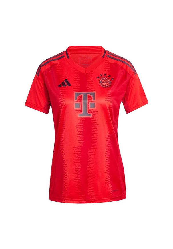 Adidas - Koszulka FC Bayern 24/25 Home. Kolor: czerwony. Materiał: materiał. Sport: piłka nożna