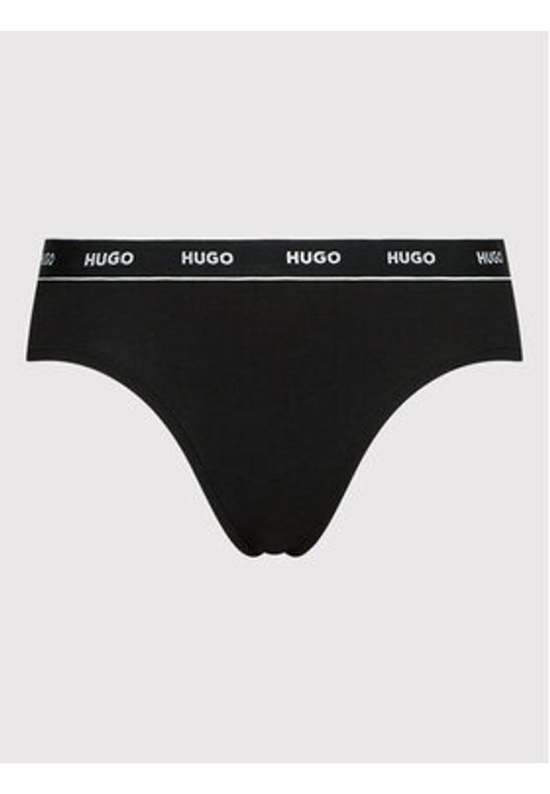 Hugo Komplet 3 par fig klasycznych 50469657 Czarny. Kolor: czarny. Materiał: bawełna