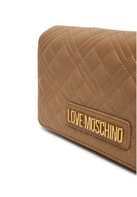 Love Moschino - LOVE MOSCHINO Torebka JC4079PP0NLA0104 Beżowy. Kolor: beżowy. Materiał: skórzane #4
