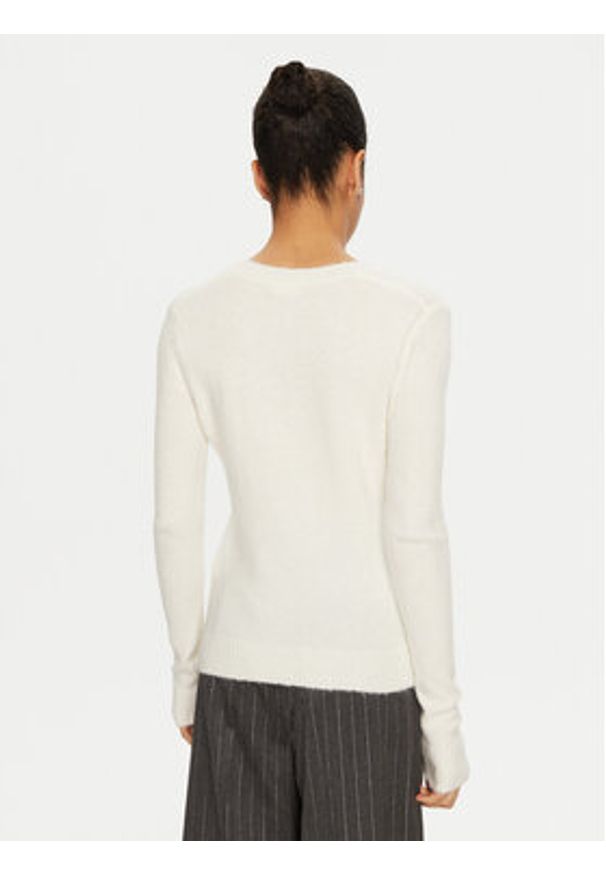 Liu Jo Sweter WF4431 MA49P Écru Regular Fit. Materiał: syntetyk