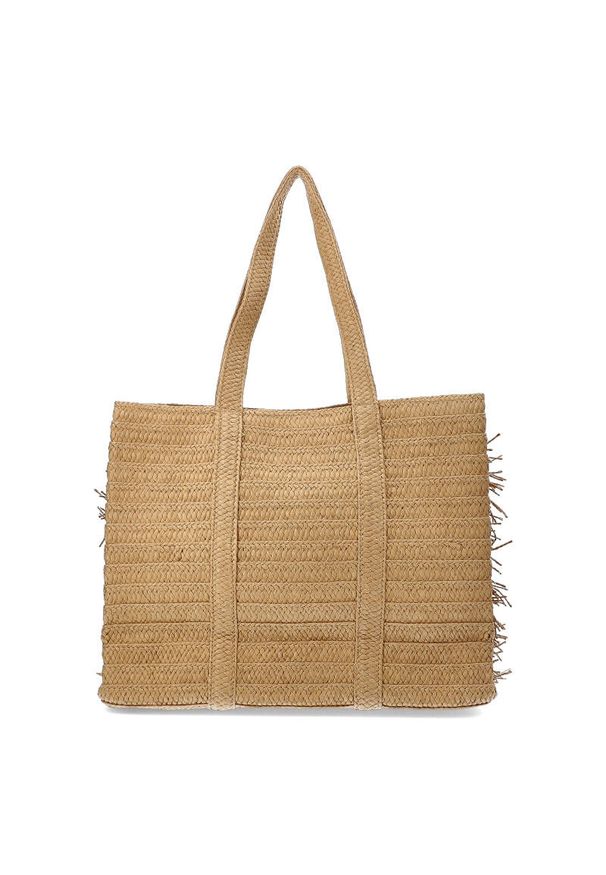 Sca'viola - Modna Brązowa Torebka Damska Sca'Viola W Stylu Boho. Kolor: brązowy. Sezon: lato. Dodatki: z frędzlami. Styl: boho. Rodzaj torebki: na ramię