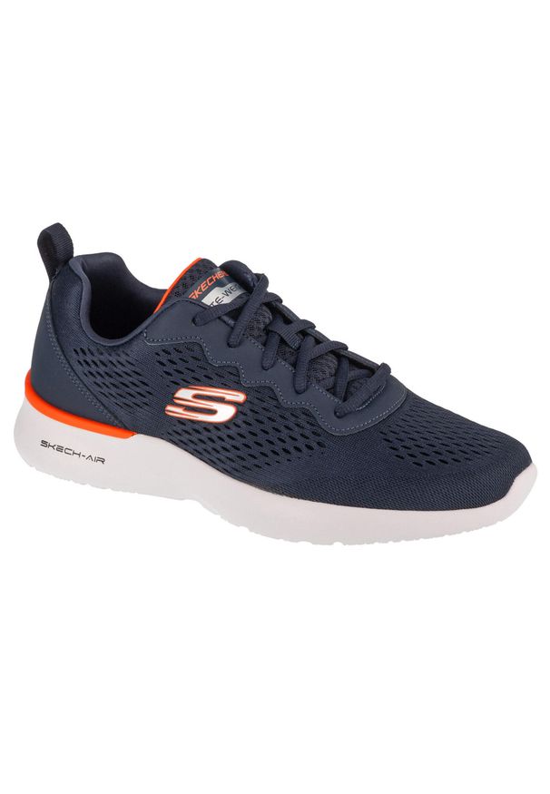 skechers - Buty sportowe Sneakersy męskie, Skech-Air Dynamight - Tuned Up. Kolor: niebieski. Sport: turystyka piesza