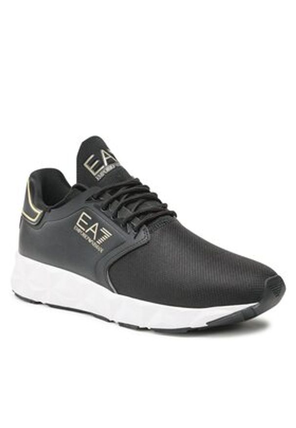 EA7 Emporio Armani Sneakersy X8X123 XK300 R347 Czarny. Kolor: czarny. Materiał: materiał