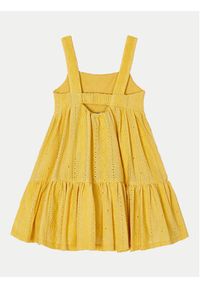 Mayoral Sukienka letnia 3950 Żółty Regular Fit. Kolor: żółty. Materiał: syntetyk. Sezon: lato #3