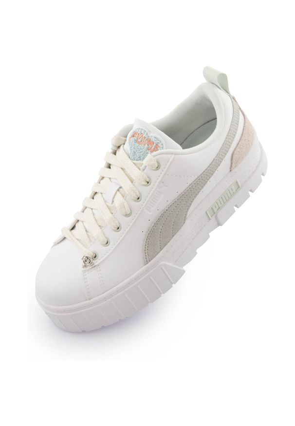 Buty Puma Mayze Iwd Damskie Lody Białe Rozmiar 40.5. Kolor: biały. Materiał: zamsz, skóra