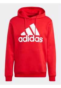 Adidas - adidas Bluza IJ8911 Czerwony Regular Fit. Kolor: czerwony. Materiał: bawełna #7