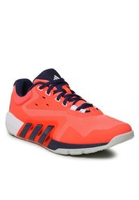 Adidas - adidas Buty na siłownię Dropset Trainer GW6765 Czerwony. Kolor: czerwony. Materiał: materiał. Sport: fitness