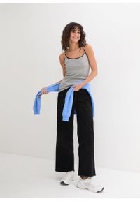 bonprix - Bawełniany top na cienkich ramiączkach (3 szt.). Kolor: biały. Materiał: bawełna. Długość rękawa: na ramiączkach #2