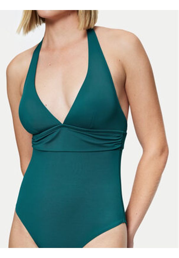 Triumph Strój kąpielowy Summer Mix & Match 10222674 Zielony. Kolor: zielony. Materiał: syntetyk