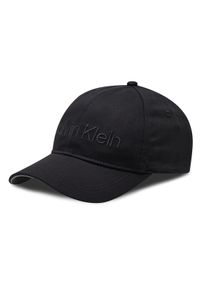 Calvin Klein Czapka z daszkiem Must Minimum Logo K60K610613 Czarny. Kolor: czarny. Materiał: materiał, bawełna