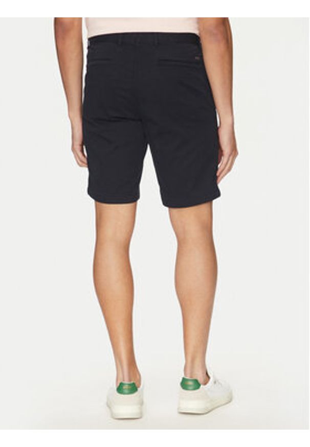 BOSS Szorty materiałowe 50536723 Granatowy Slim Fit. Kolor: niebieski. Materiał: bawełna