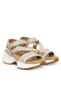 MICHAEL Michael Kors Sandały Bowie Sandal 43S6BWFA1B Kremowy. Kolor: kremowy. Materiał: skóra #5