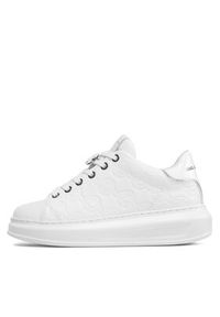 Karl Lagerfeld - KARL LAGERFELD Sneakersy KL62523F Biały. Kolor: biały. Materiał: skóra
